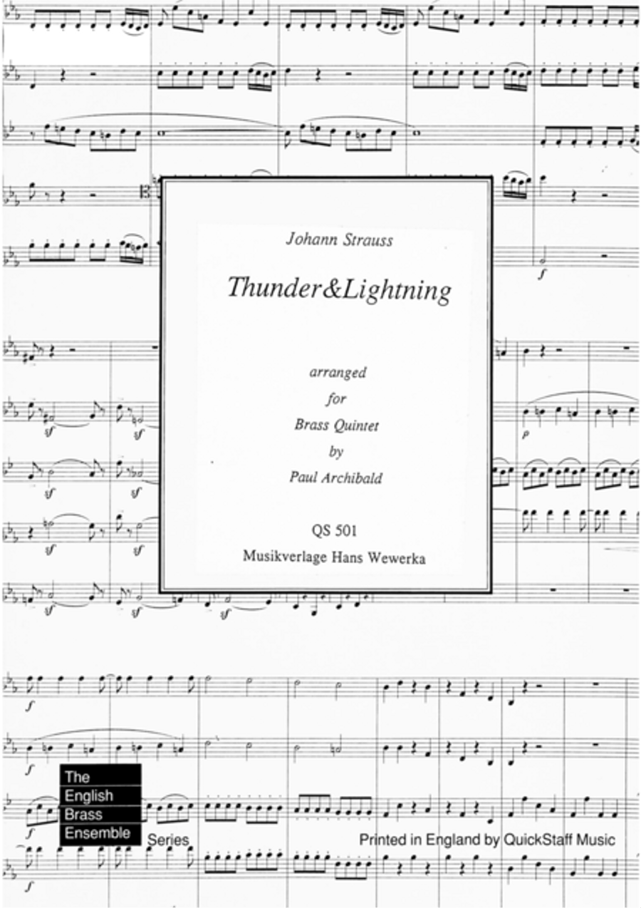 Thunder & Lightning Brass Quintet scores gallery preview page 1