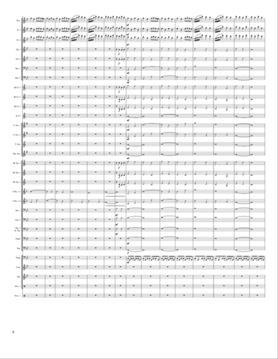 Atmospheric Rise Concert Band scores gallery preview page 6