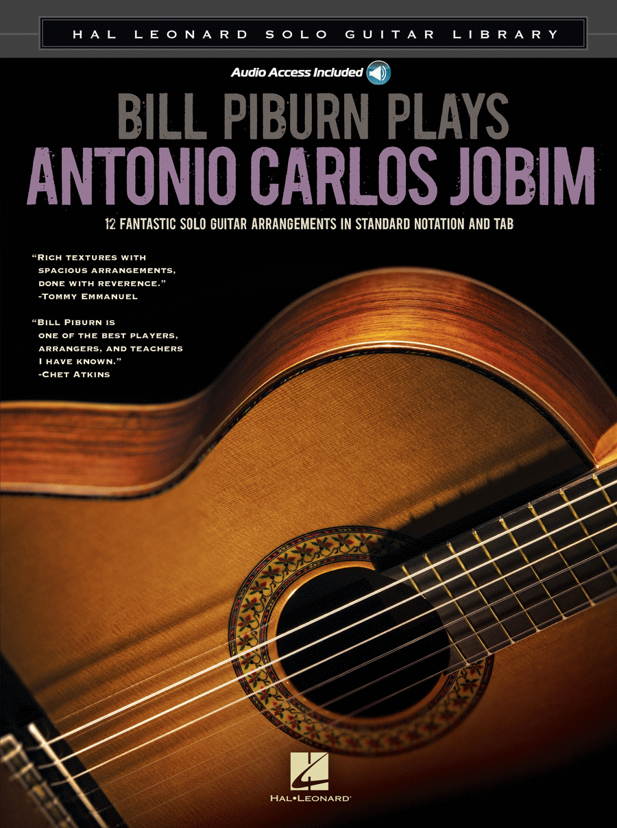 Bill Piburn Plays Antonio Carlos Jobim Guitar Tablature scores gallery preview page 1
