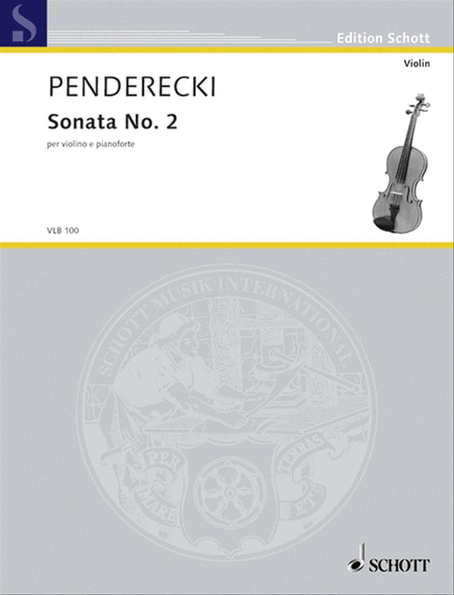 Sonata No. 2 Violin Solo scores gallery preview page 1