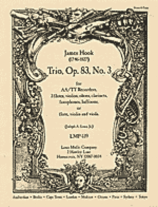 Trio, Op. 83, No. 3
