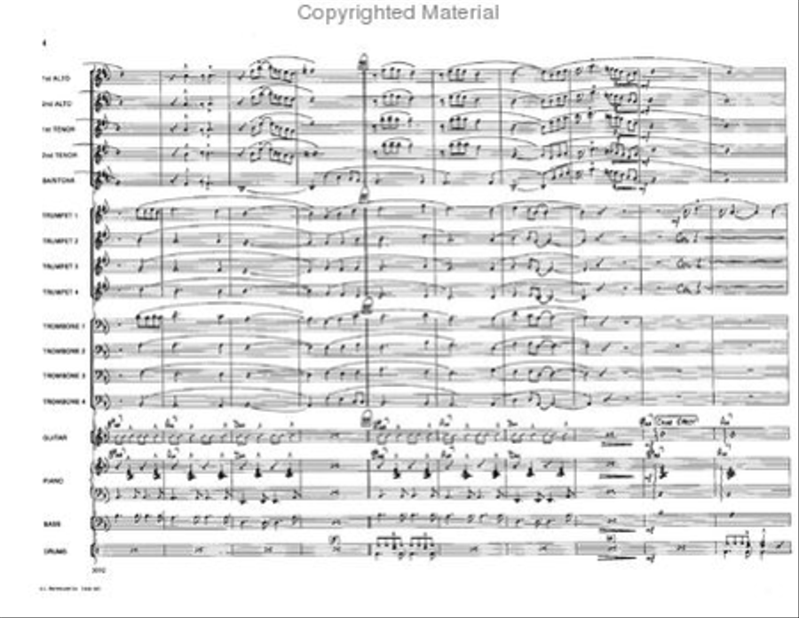 Alien Jazz Ensemble scores gallery preview page 5
