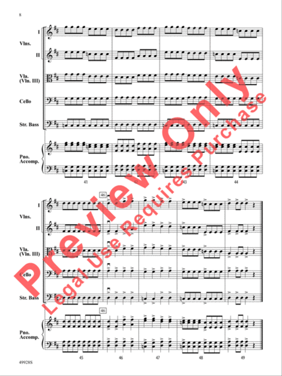 Speed Force String Orchestra scores gallery preview page 9