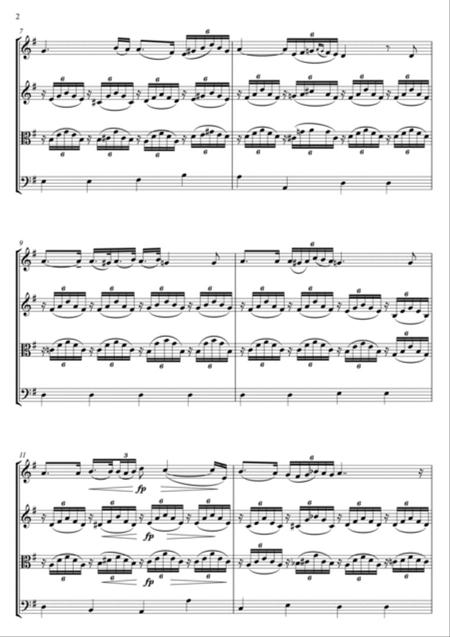 Ave Maria Ave Maria String Quartet scores gallery preview page 3