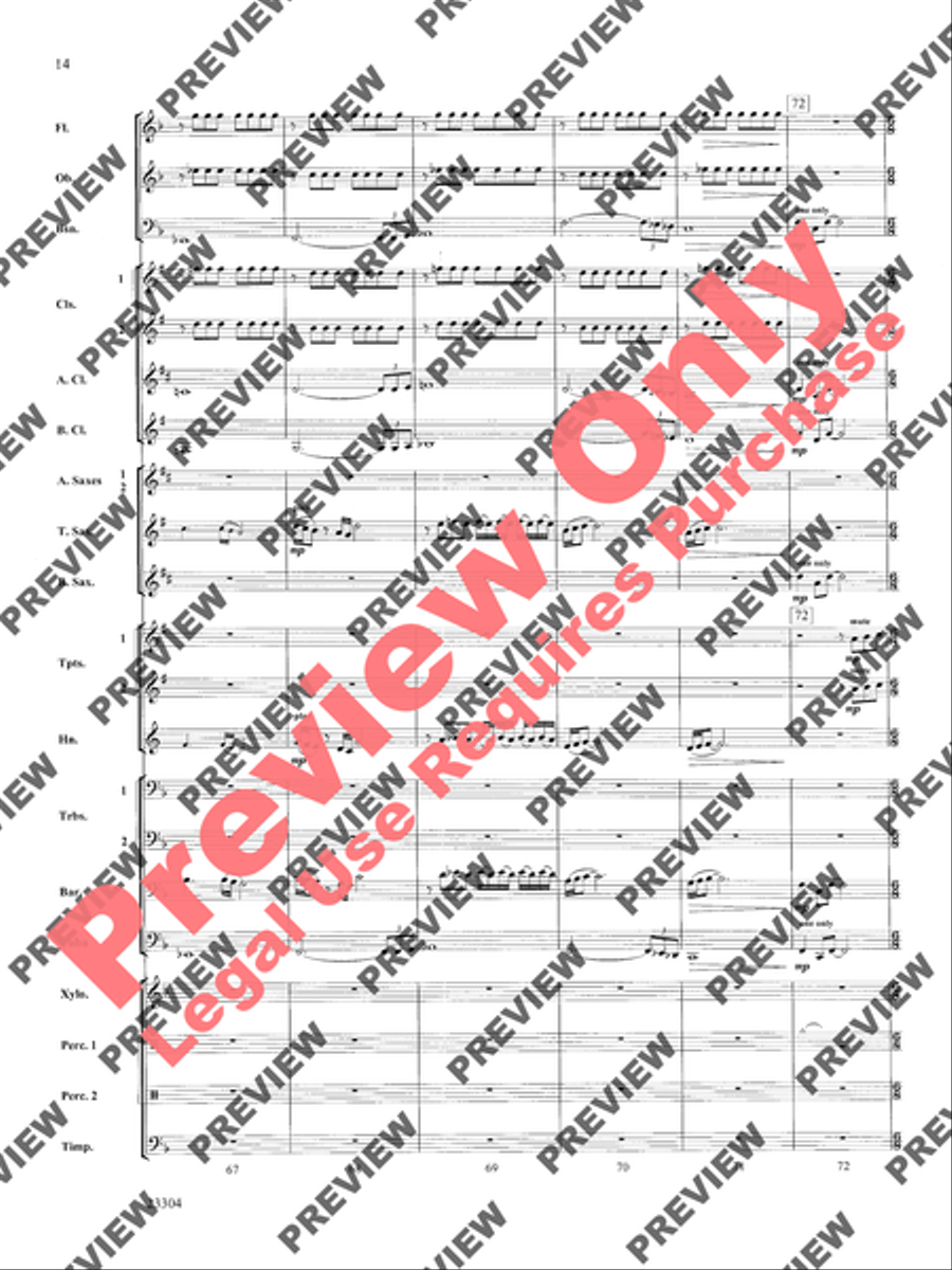 Ciudad de Festivales Concert Band scores gallery preview page 15