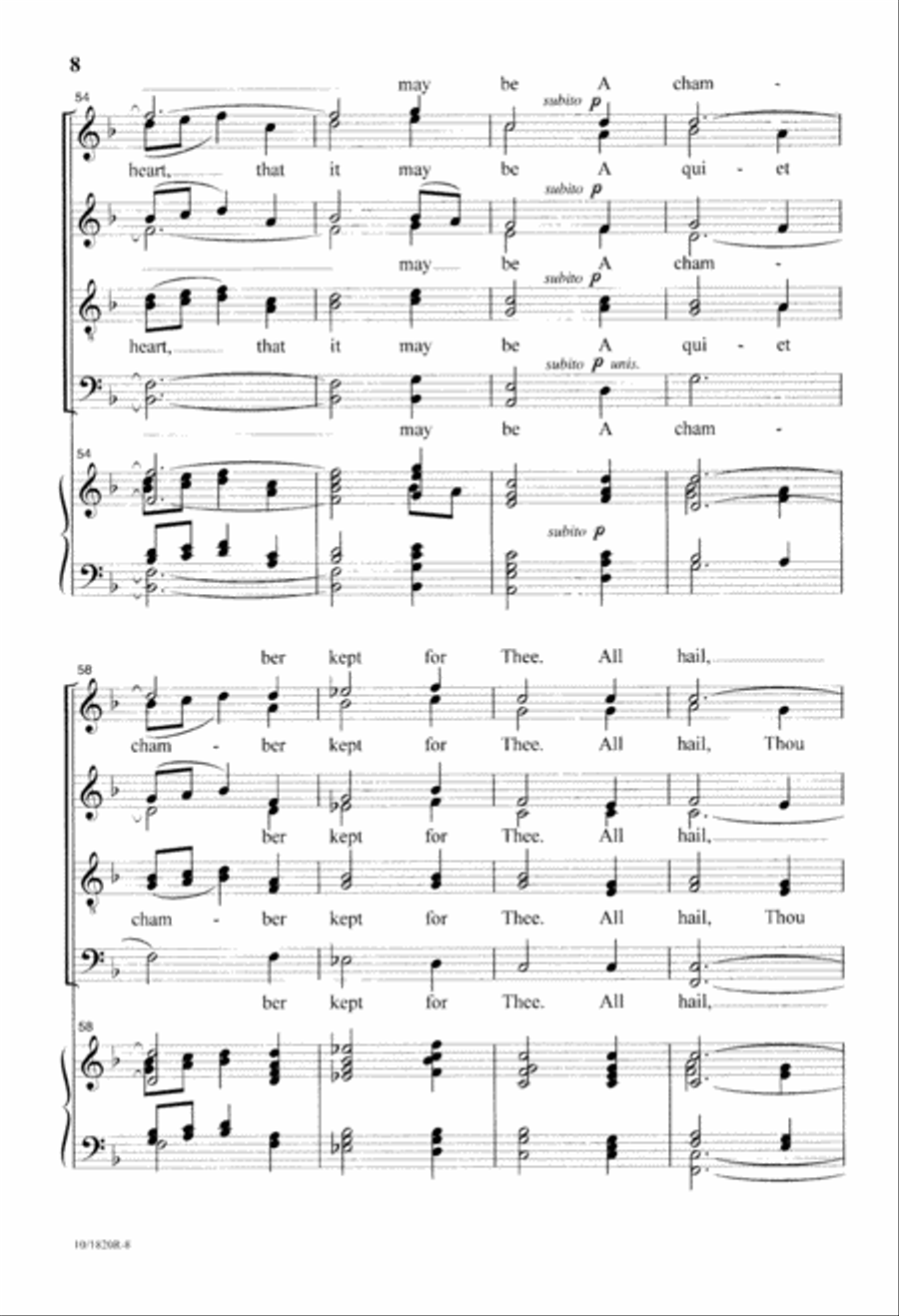 Trilogy for the Christ Child Divisi scores gallery preview page 8