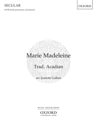 Book cover for Marie Madeleine (SATB)