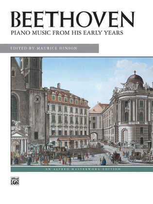 Book cover for Beethoven: Piano Music from His Early Years