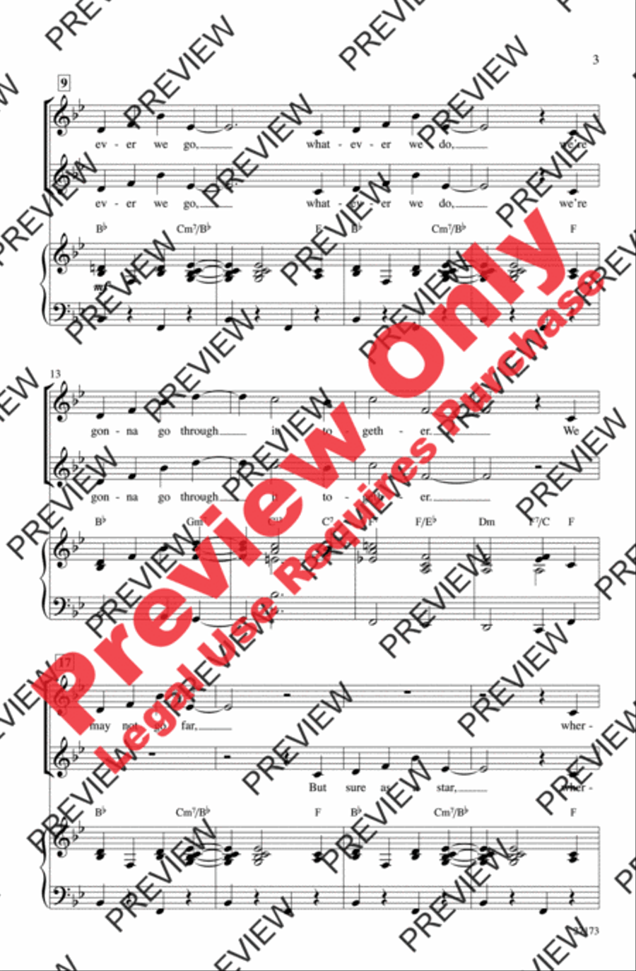 Together Wherever We Go Together Wherever We Go Women's Choir scores gallery preview page 3