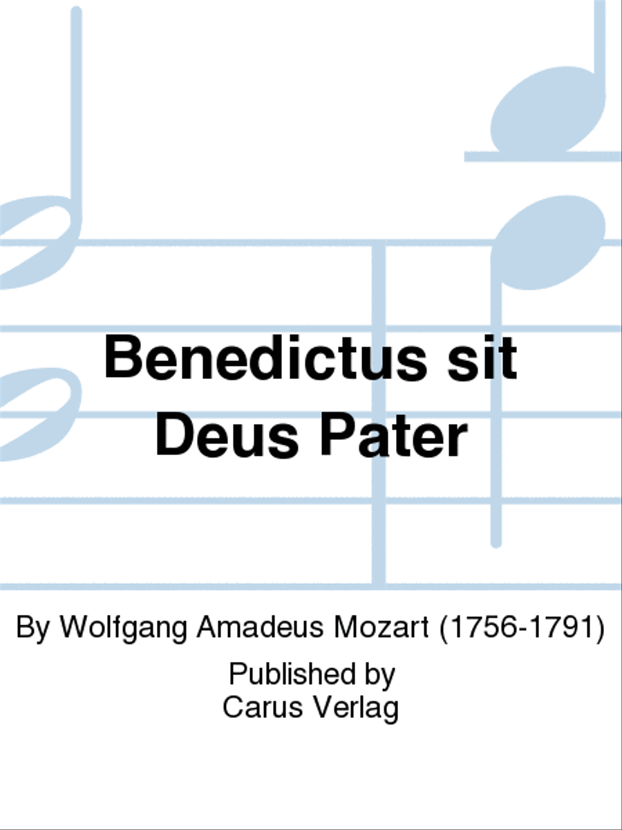 Benedictus sit Deus Pater Violin scores gallery preview page 1