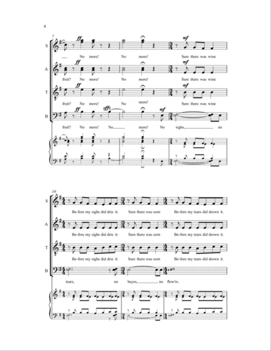 Three Metaphysical Motets 4-Part scores gallery preview page 14