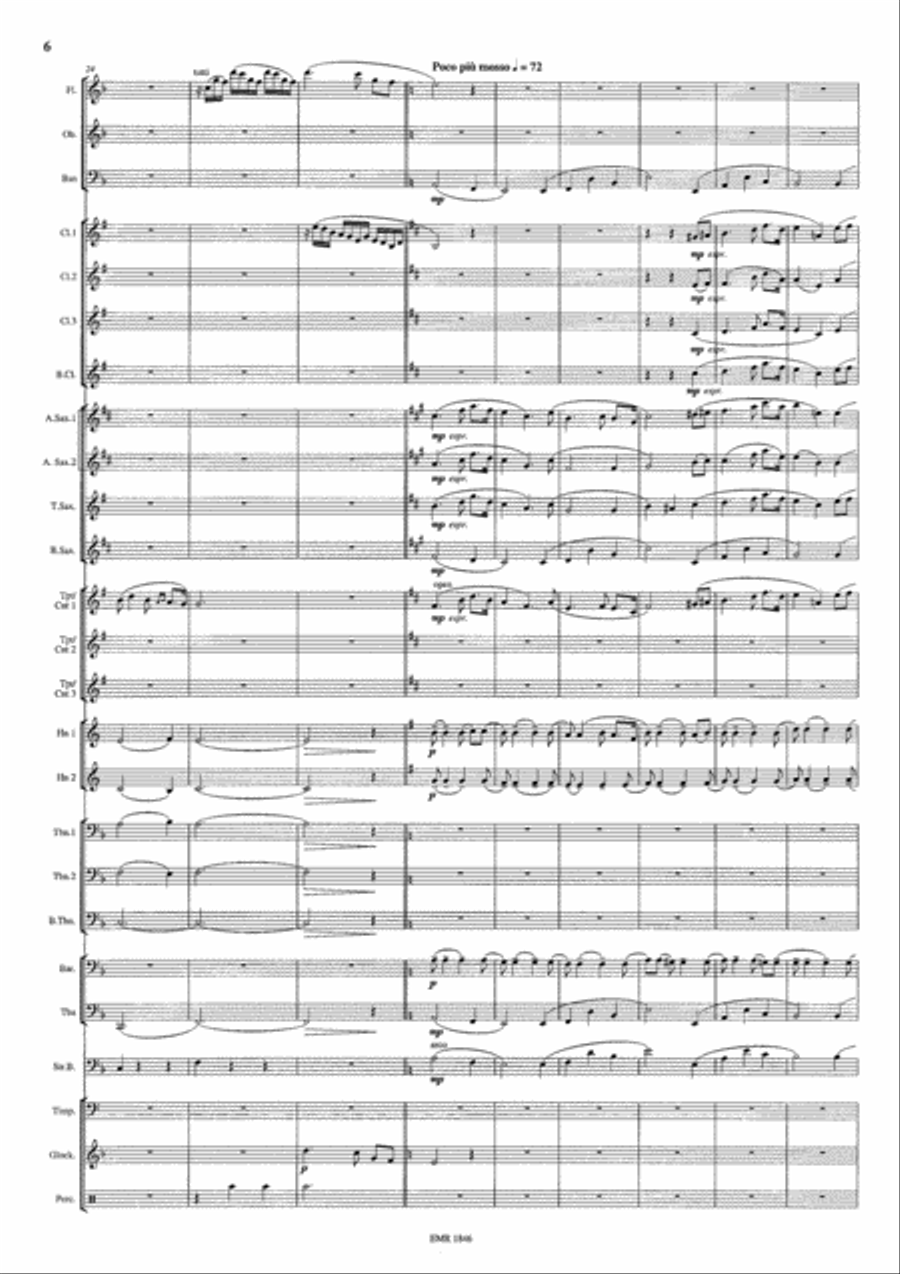 The Last Rose Of Summer Concert Band scores gallery preview page 7