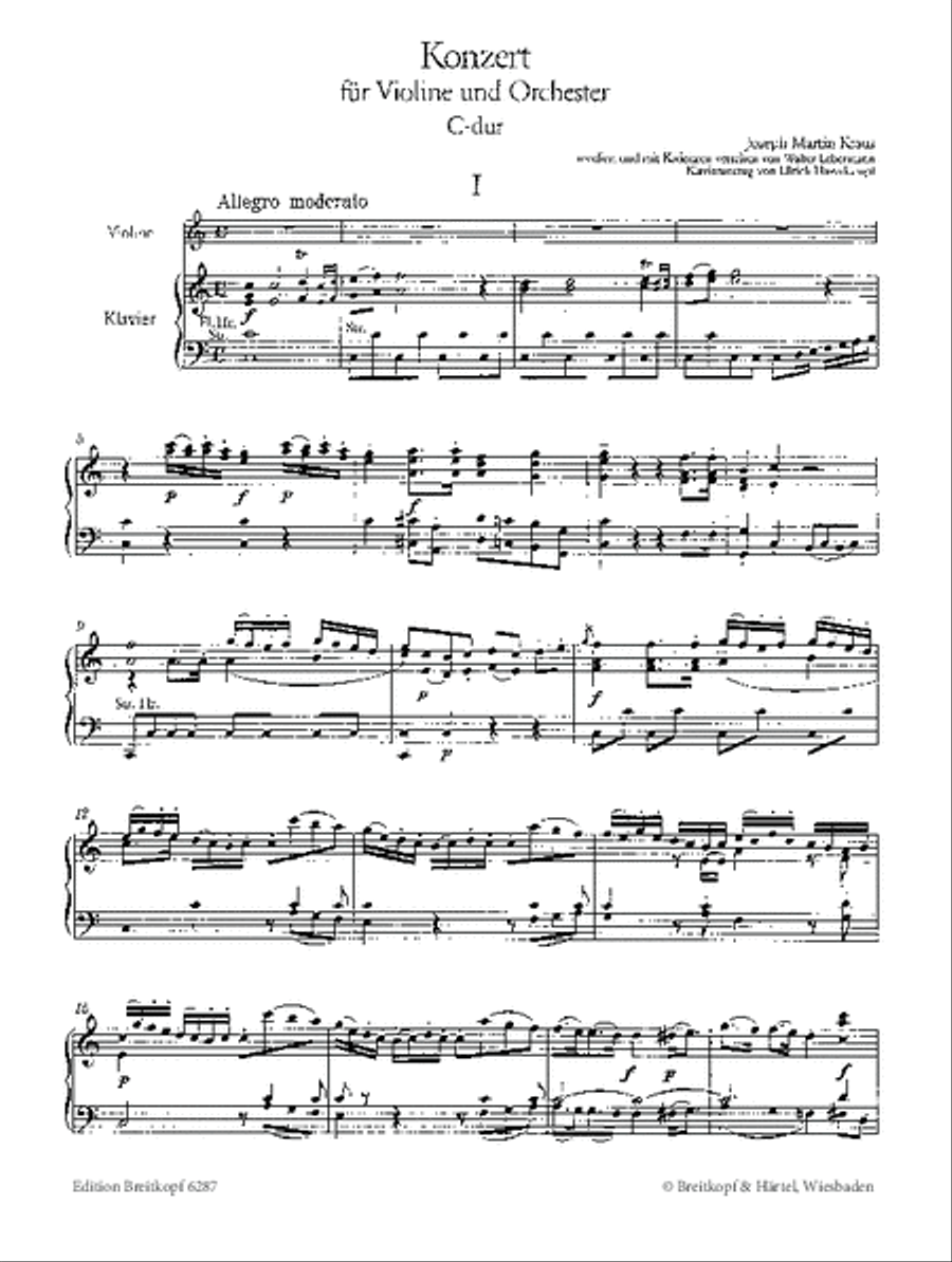Violin Concerto in C major Violin Solo scores gallery preview page 2