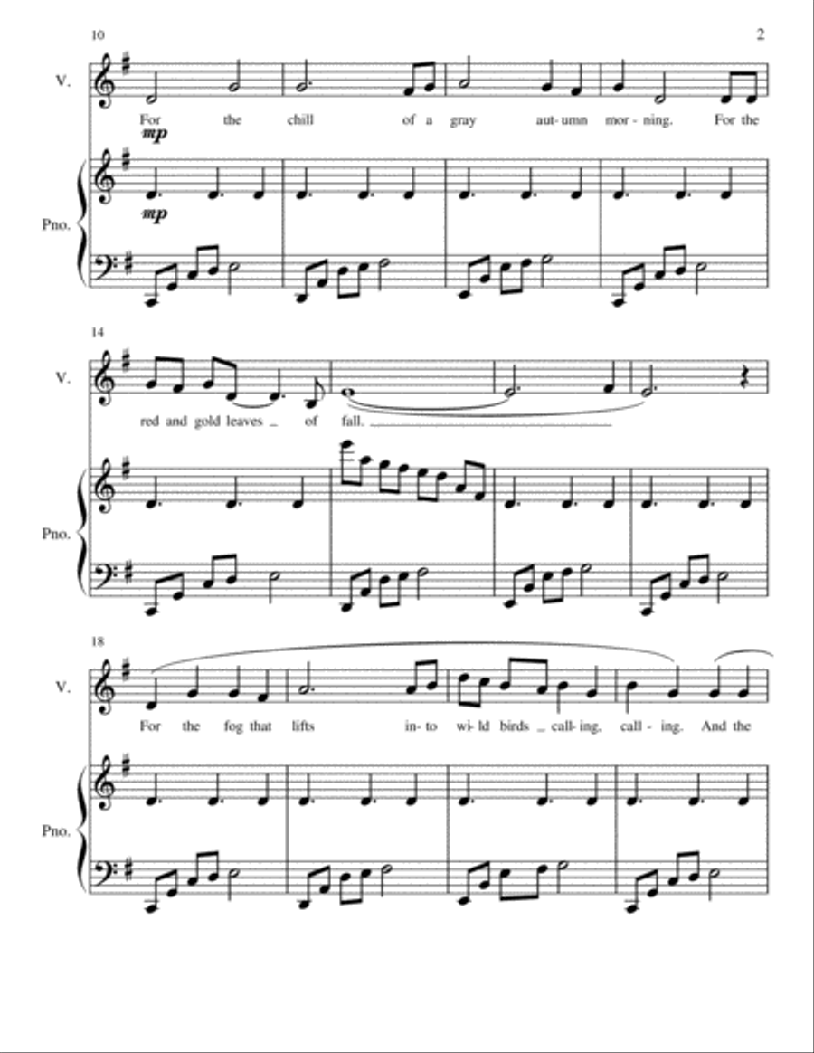 United in Gratitude United in Gratitude Unison Choir scores gallery preview page 2