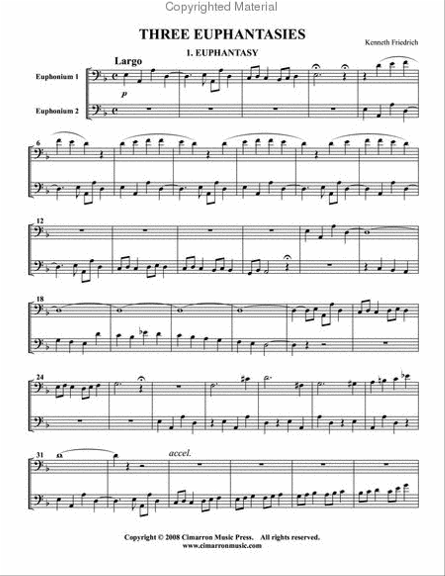 Euphantasies Brass Duet scores gallery preview page 2
