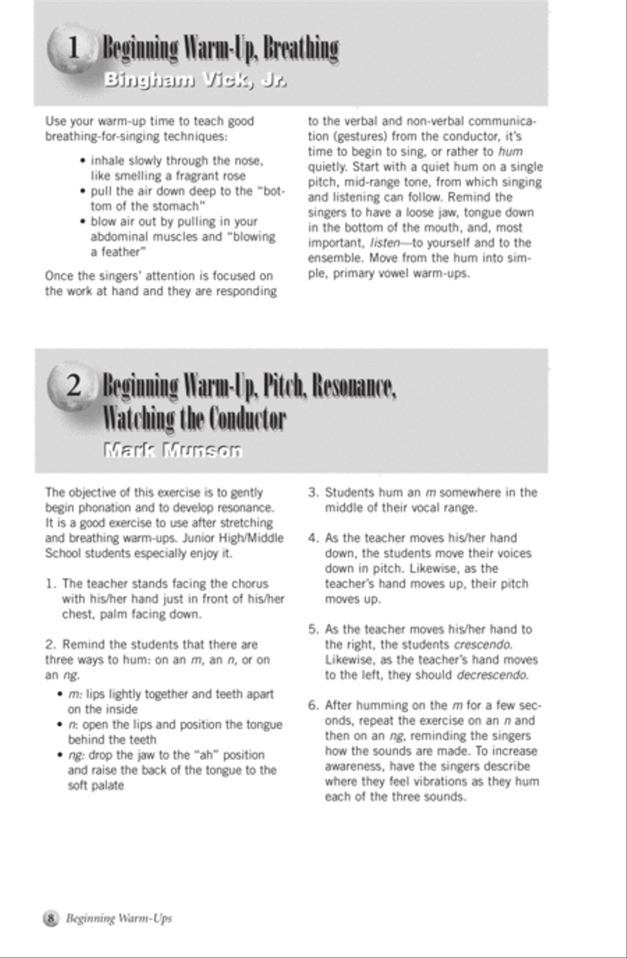 The Choral Warm-Up Collection Choir scores gallery preview page 5