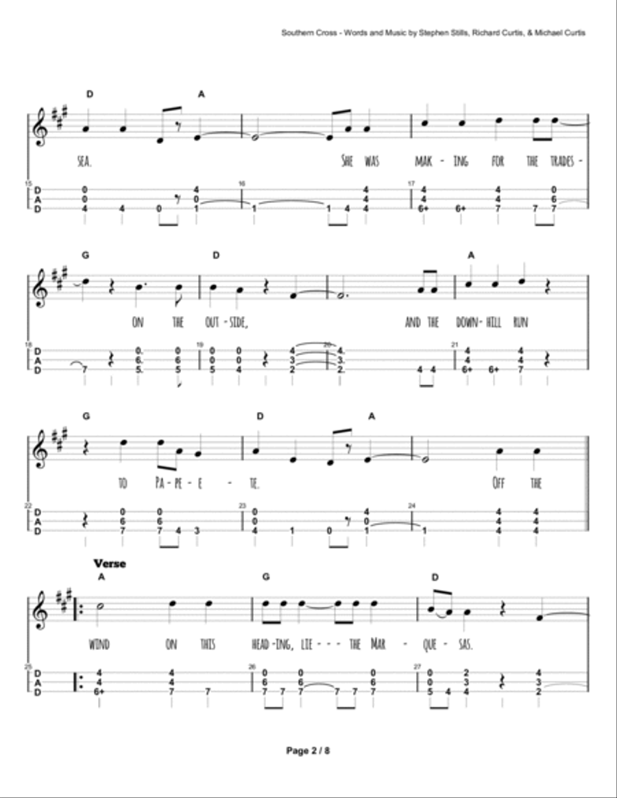 Southern Cross Dulcimer scores gallery preview page 3