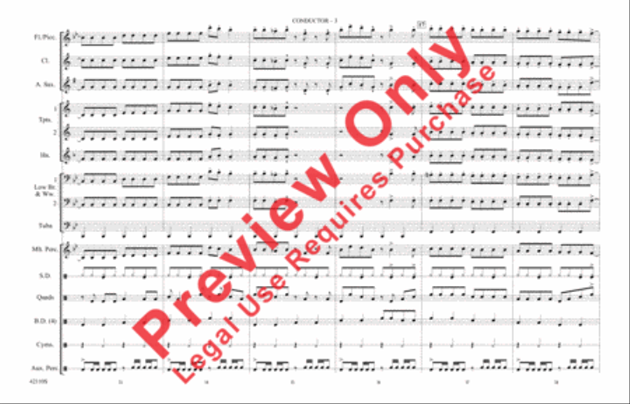 Funkytown Marching Band scores gallery preview page 4