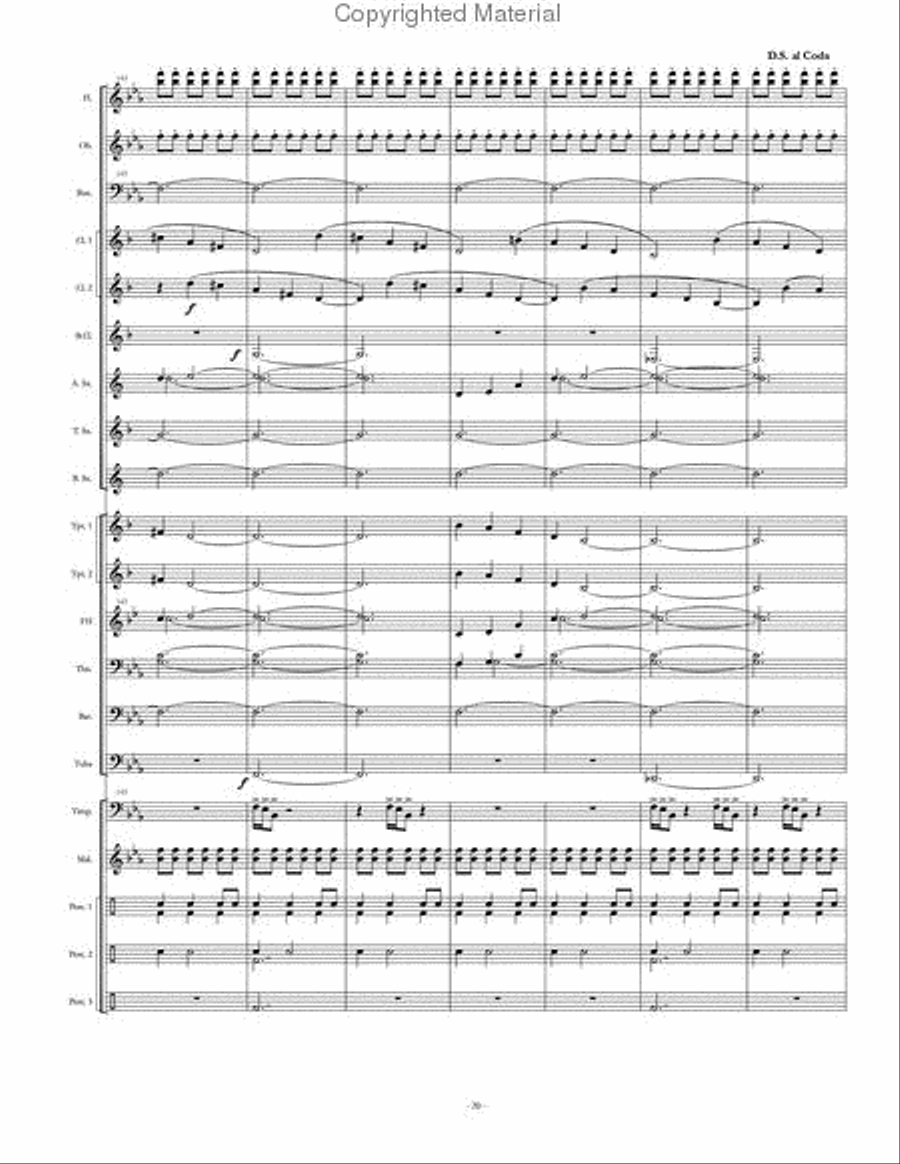 Monuments Concert Band scores gallery preview page 21