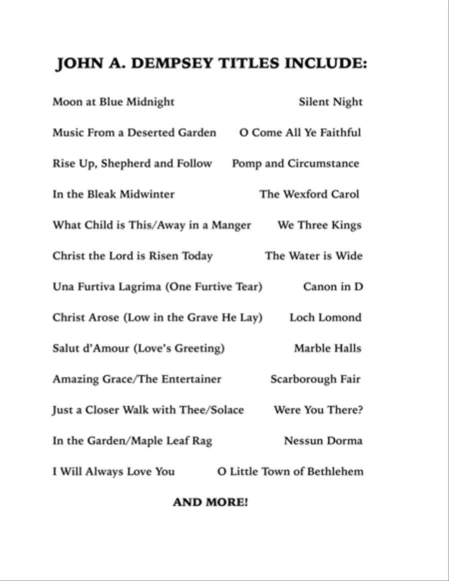 In the Garden / Maple Leaf Rag (Trio for Two Flutes and Piano) Woodwind Duet scores gallery preview page 2
