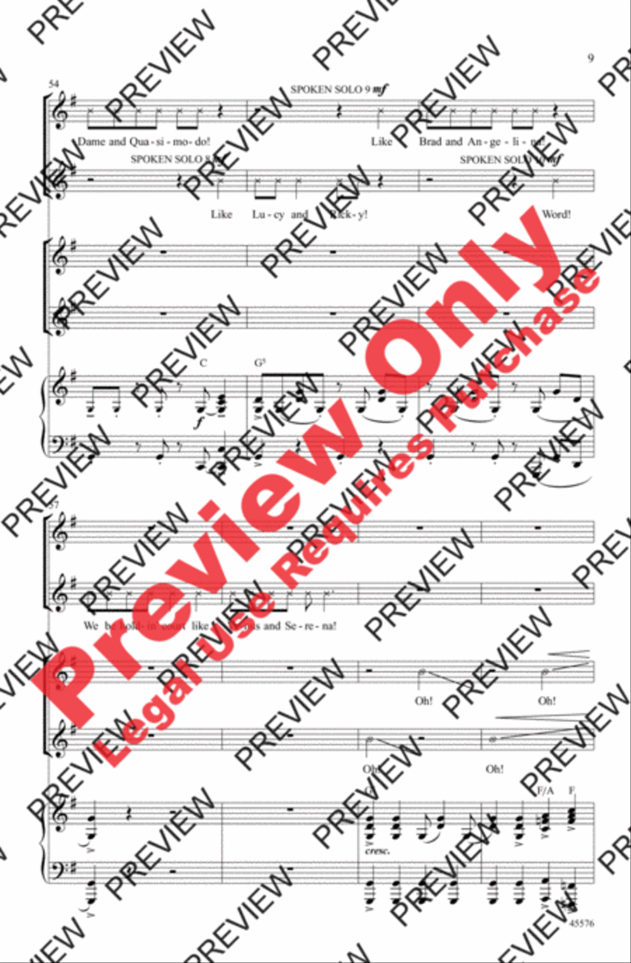 I Got You I Got You Women's Choir scores gallery preview page 9