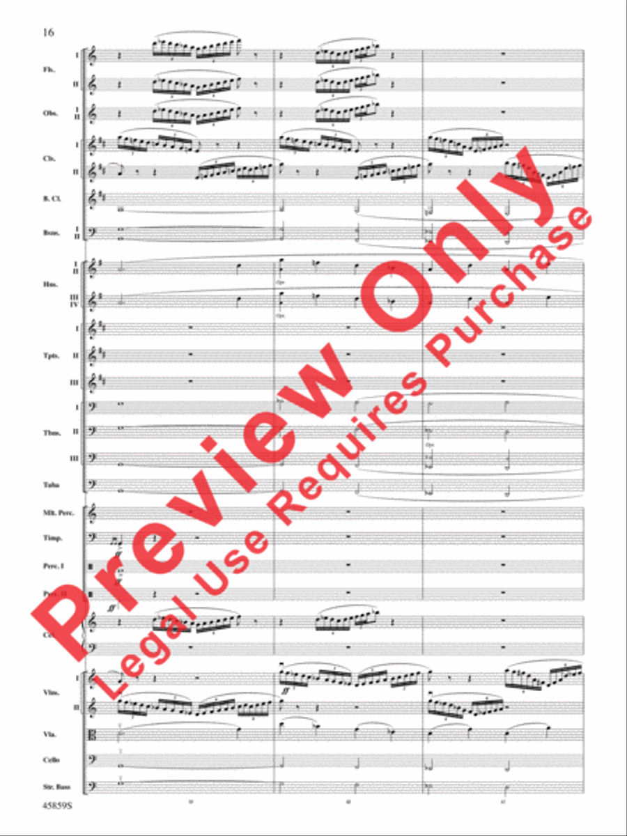 Fantastic Beasts and Where to Find Them Full Orchestra scores gallery preview page 16