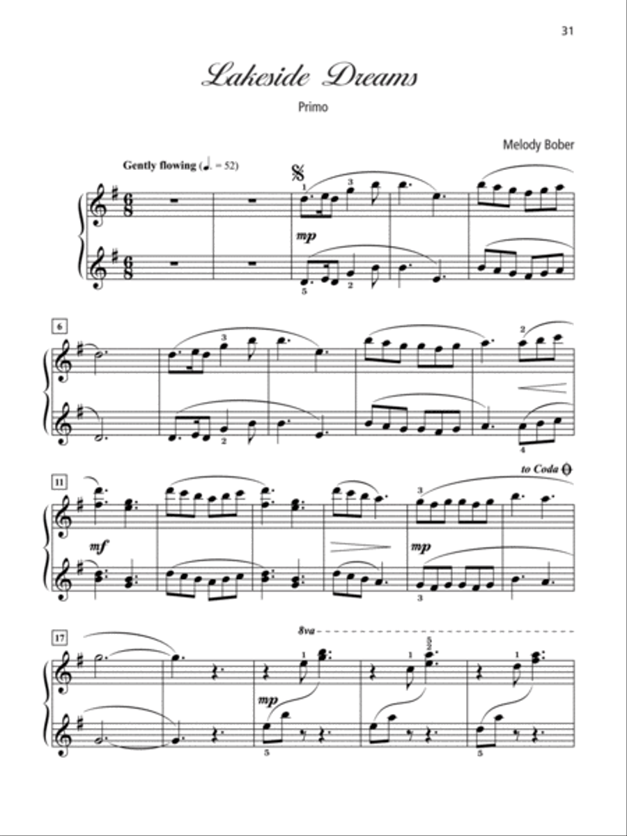 Grand Duets for Piano, Book 5 Small Ensemble scores gallery preview page 6