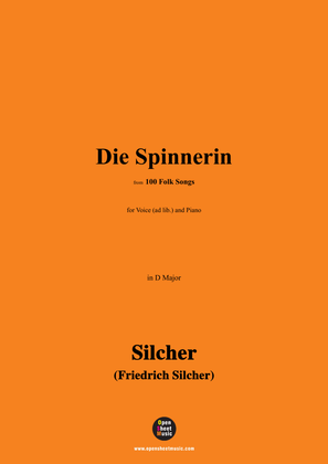 Silcher-Die Spinnerin,for Voice(ad lib.) and Piano