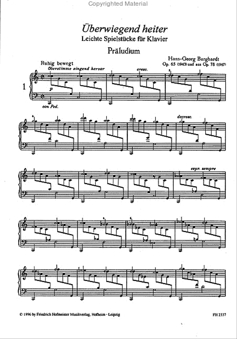 Überwiegend heiter Überwiegend heiter Piano Solo scores gallery preview page 2