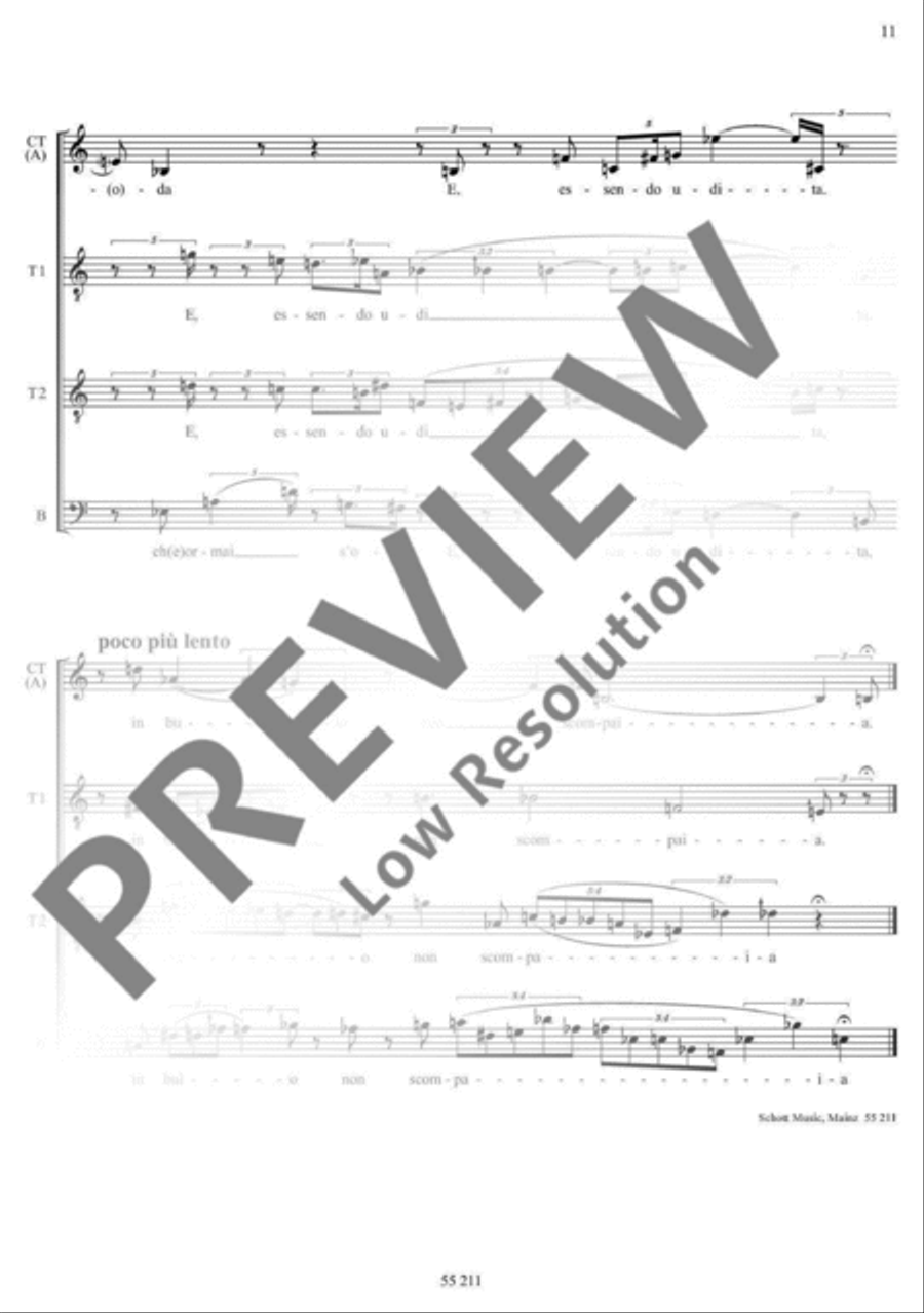 Variazioni su nulla Variazioni su nulla Choir scores gallery preview page 12
