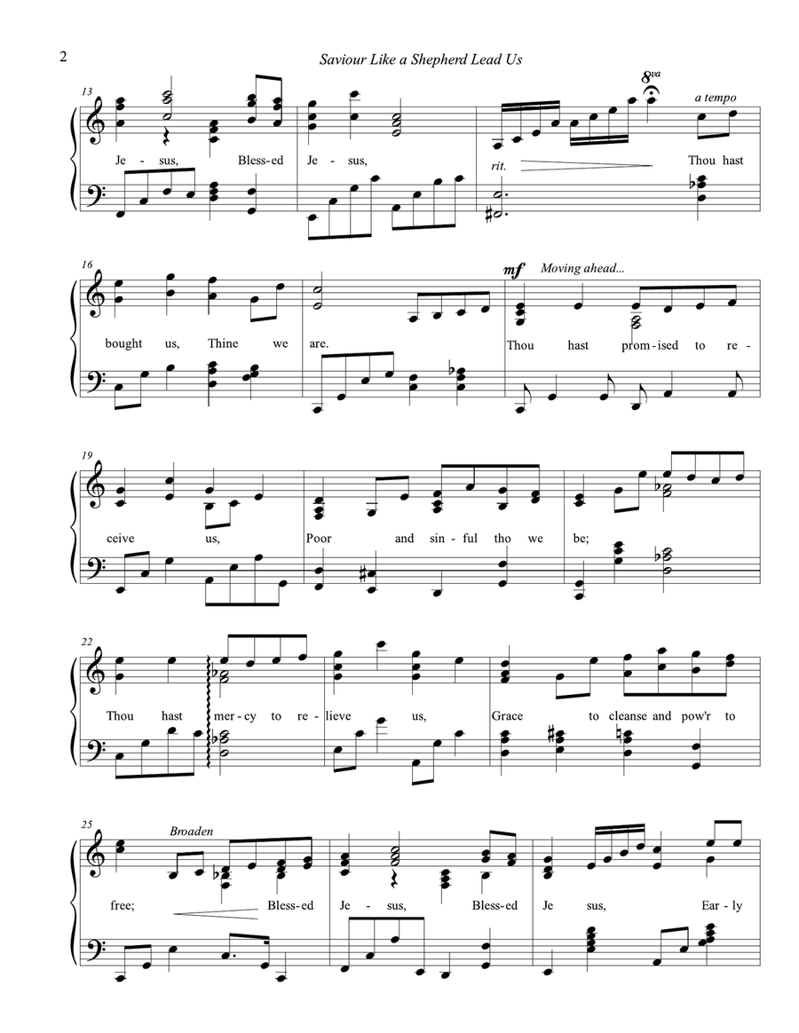Funeral Hymn Collection Piano, Vocal scores gallery preview page 4