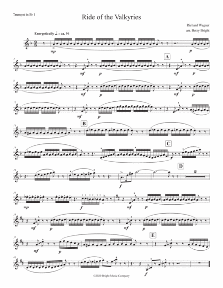 Ride of the Valkyries (Brass Quintet) image number null