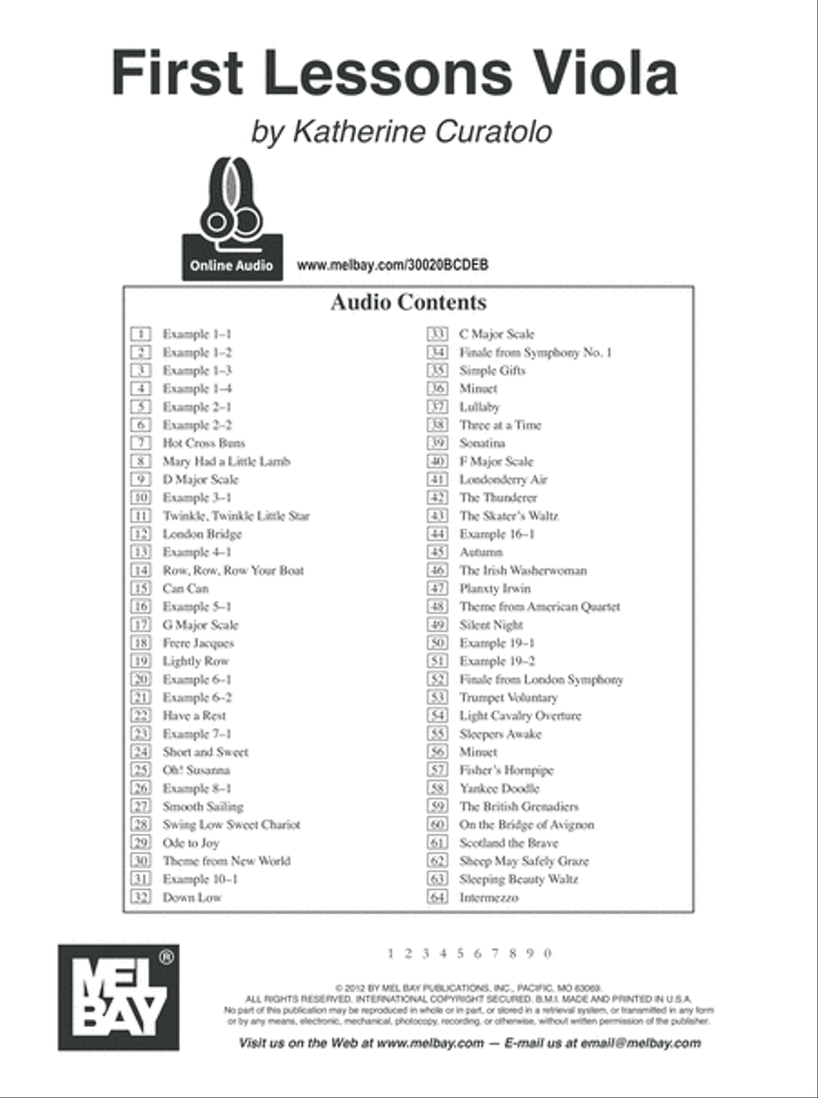 First Lessons Viola First Lessons Viola Viola Solo scores gallery preview page 2