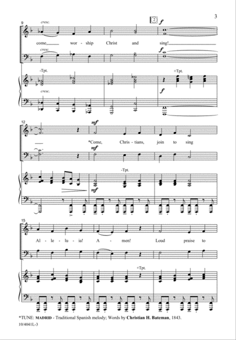 Come and Worship 4-Part scores gallery preview page 4