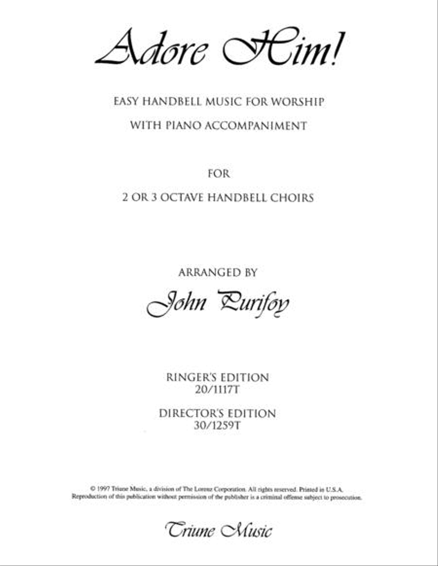Adore Him 3-Octaves scores gallery preview page 2