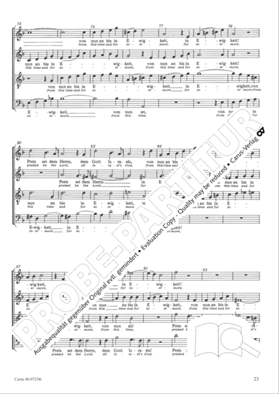 Psalm 42 4-Part scores gallery preview page 24