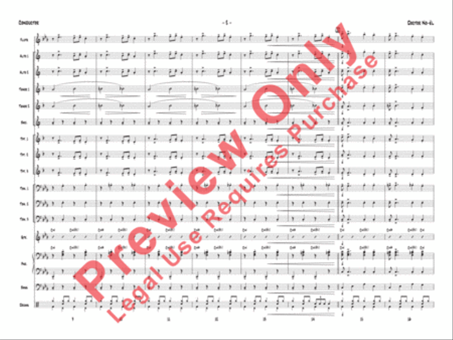 Doctor No-ël Jazz Ensemble scores gallery preview page 5