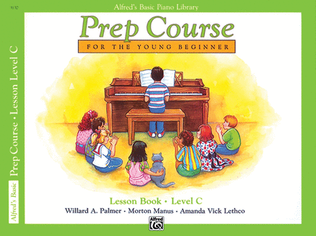 Book cover for Alfred's Basic Piano Prep Course Lesson Book, Book C