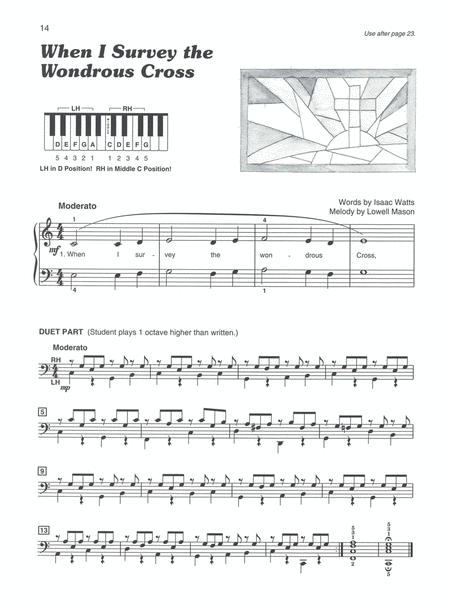 Alfred's Basic Piano Prep Course Sacred Solo Book, Book E