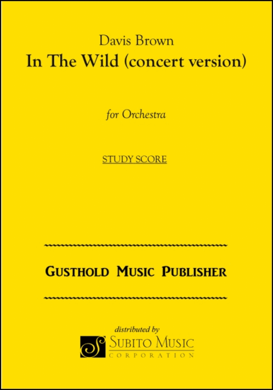 In The Wild (concert version) Orchestra scores gallery preview page 1