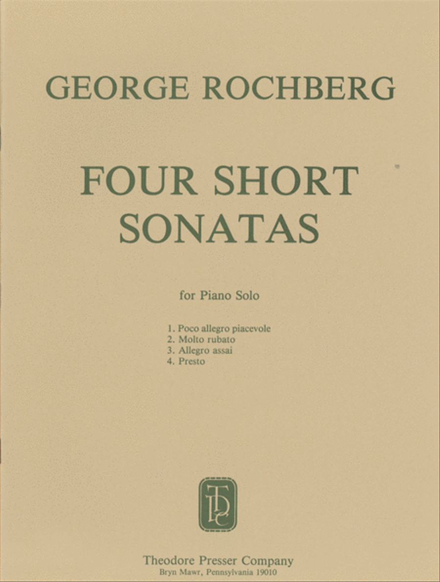 Four Short Sonatas Chamber Music scores gallery preview page 1