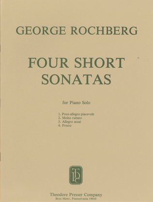 Book cover for Four Short Sonatas