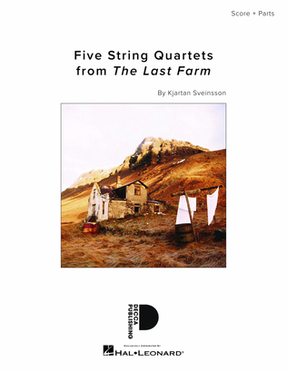 Book cover for Five String Quartets from The Last Farm - Full Score