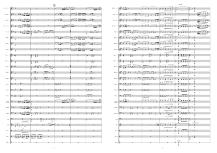 Adios Havana Fanfare Band scores gallery preview page 9