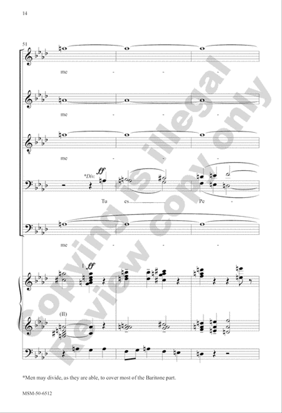 Tu es Petrus Tu es Petrus SAT scores gallery preview page 14