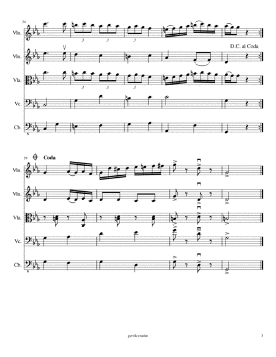 Freylechs from Bucovina Freylechs from Bucovina String Quartet scores gallery preview page 4