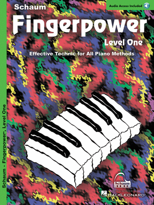 Book cover for Schaum Fingerpower, Level One (Book and CD)