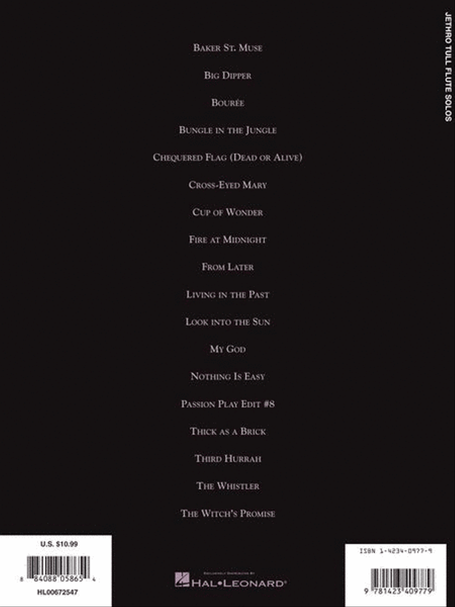 Jethro Tull – Flute Solos Flute Solo scores gallery preview page 7