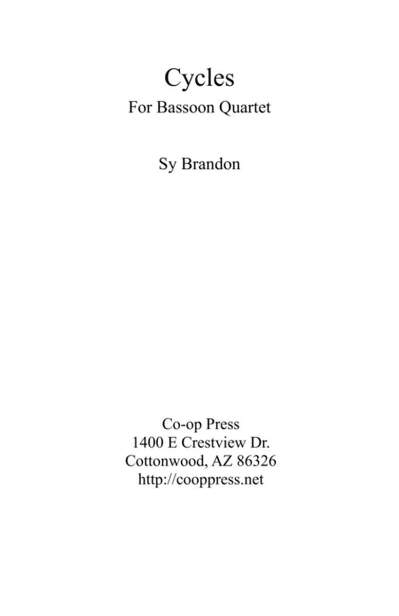 Cycles for Bassoon Quartet image number null