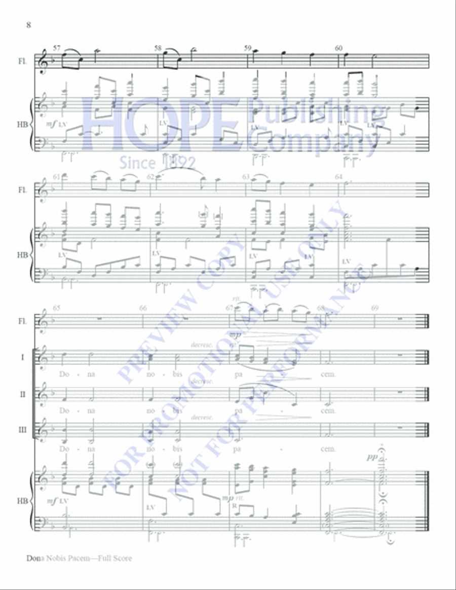 Dona Nobis Pacem Teacher Editions scores gallery preview page 8